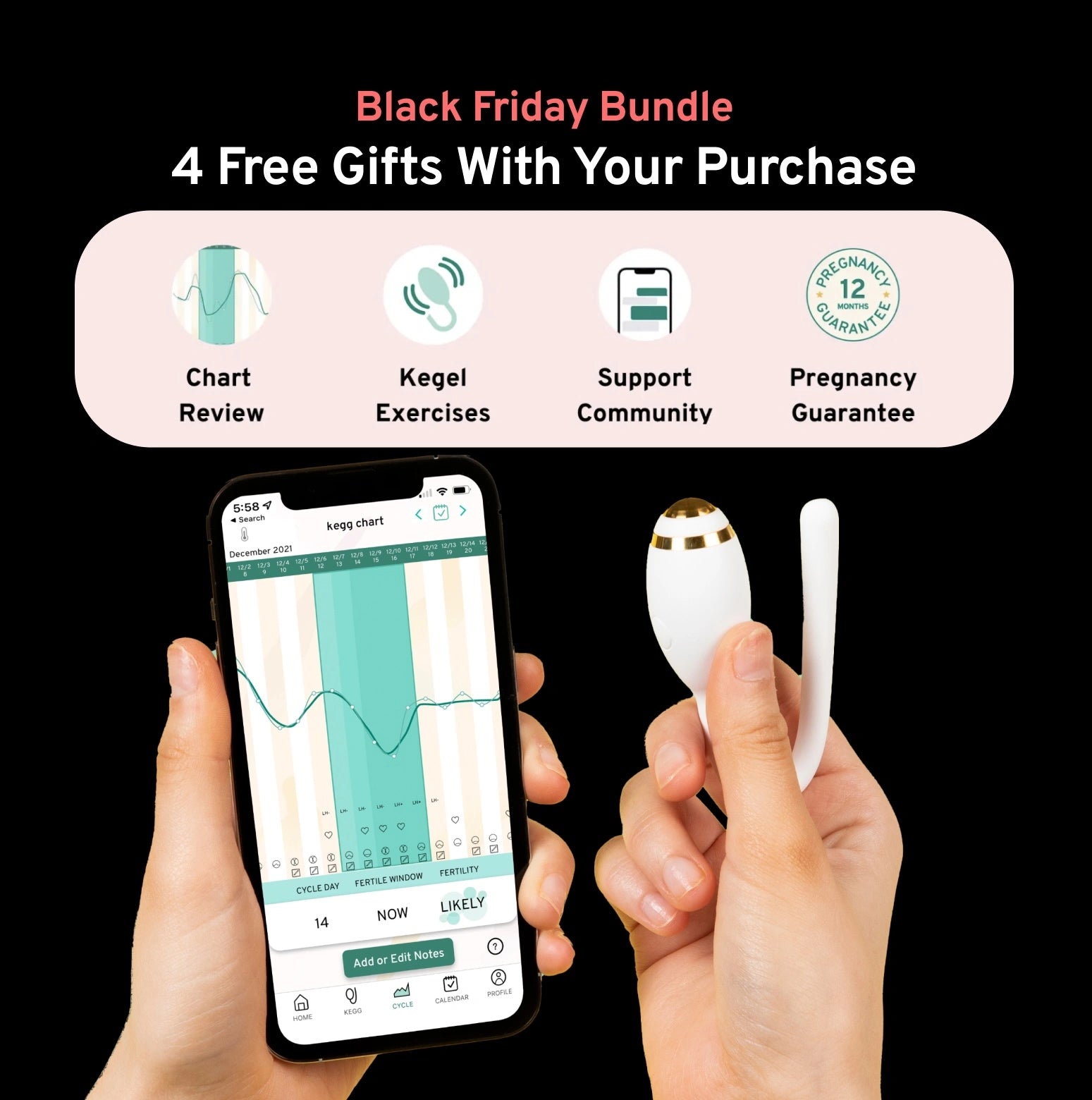 kegg fertility tracker and kegel ball
