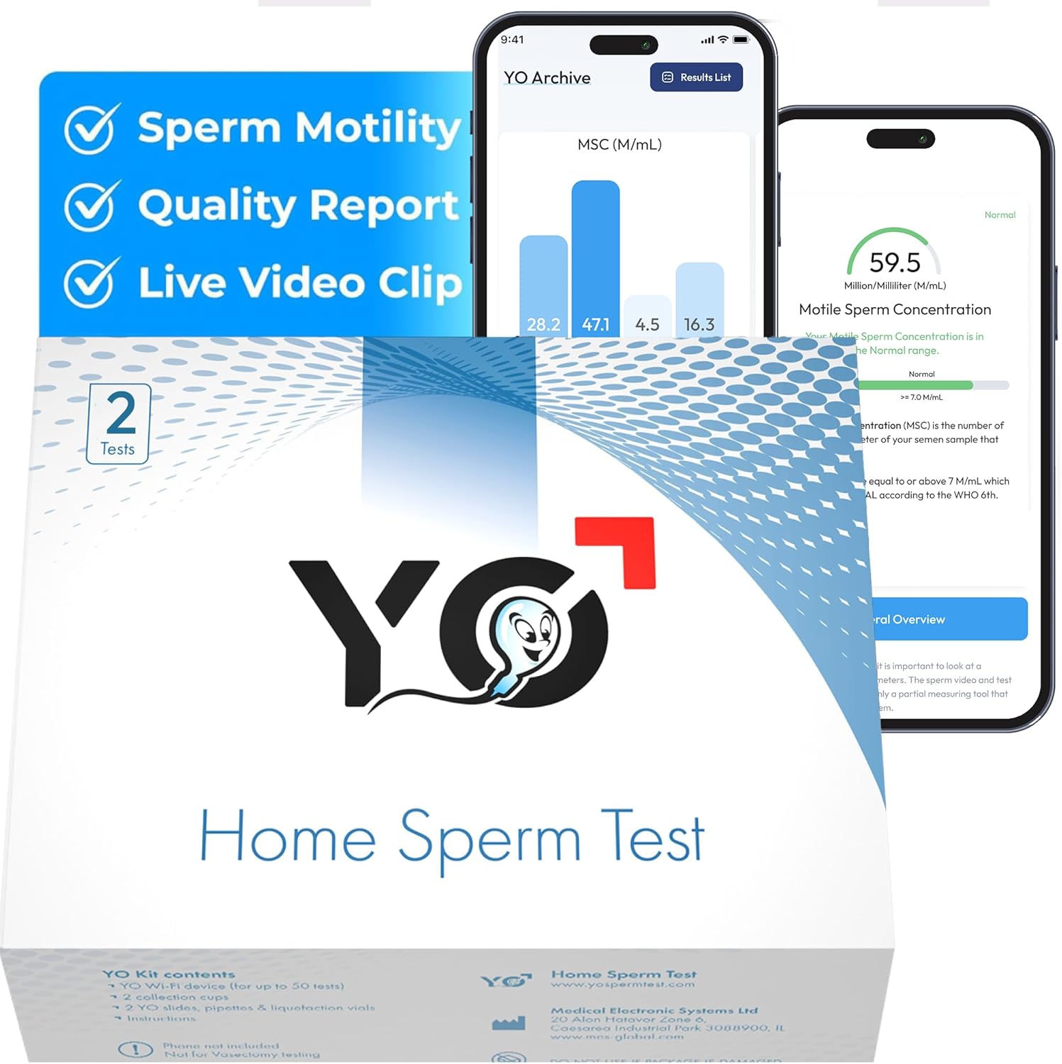 At-home Male Fertility Sperm Test