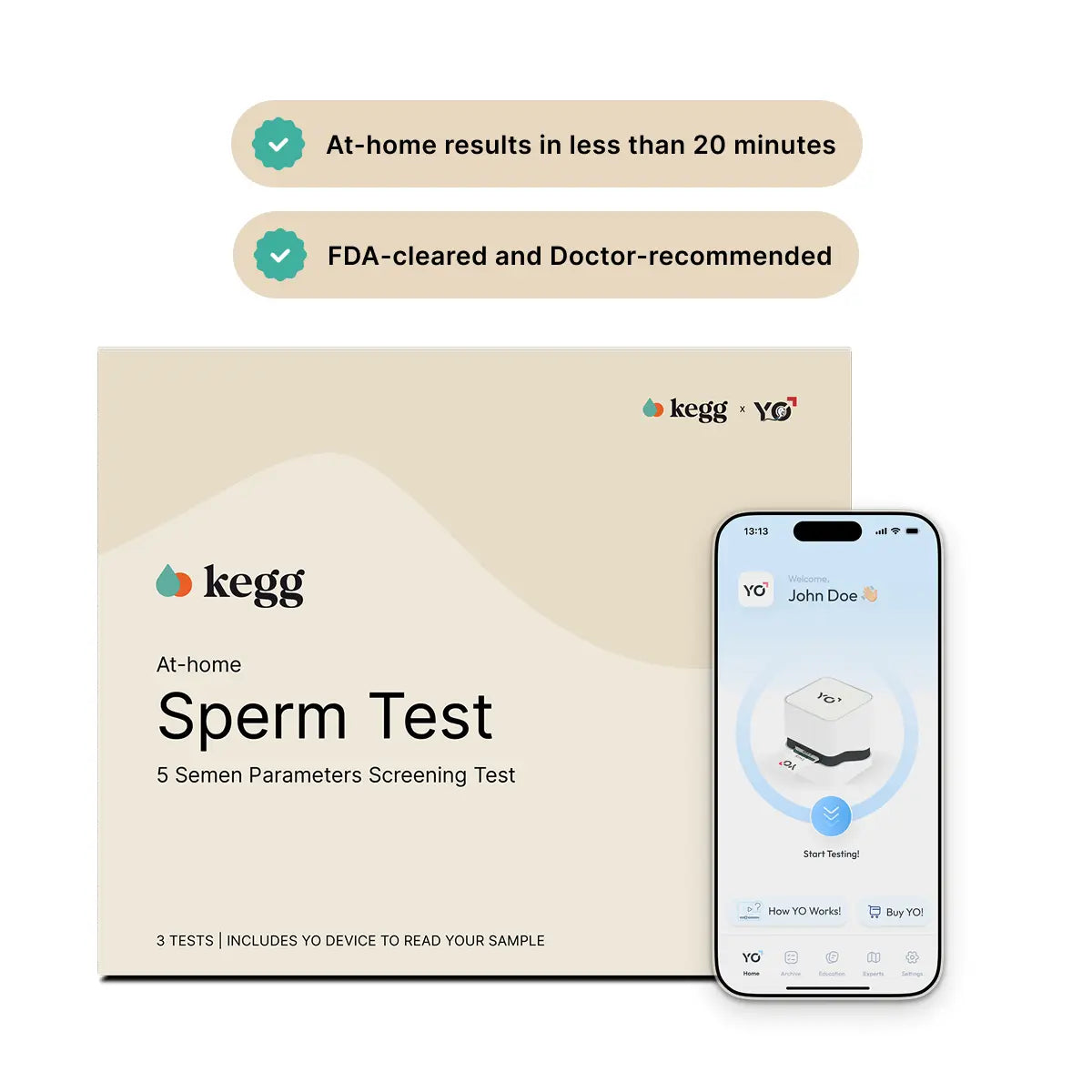 At-home Male Fertility Sperm Test